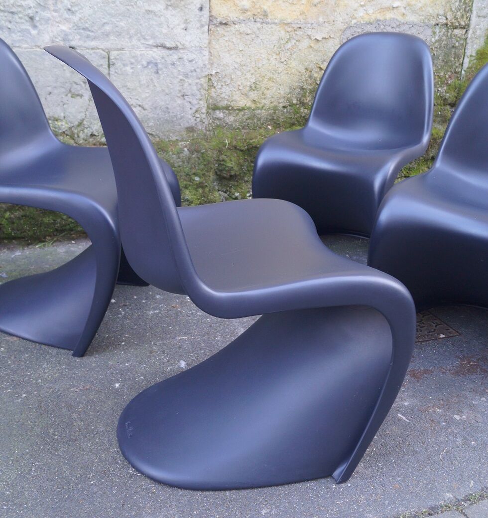 Verner Panton Vitra chairs set