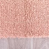 %100 Rose Pink Wool Vintage Runner Rug 67x215Cm