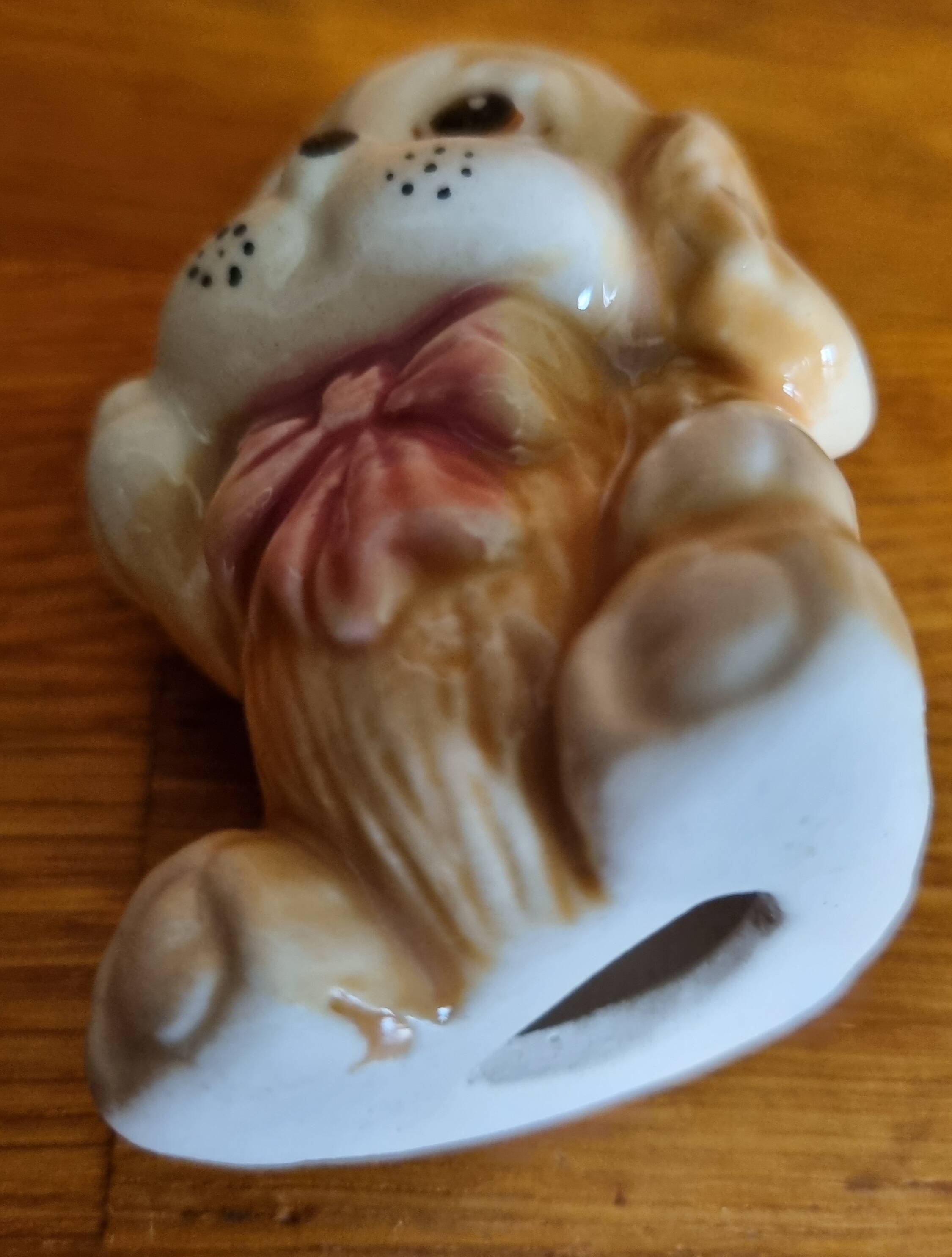 Ceramic dog figurine