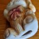 Ceramic dog figurine