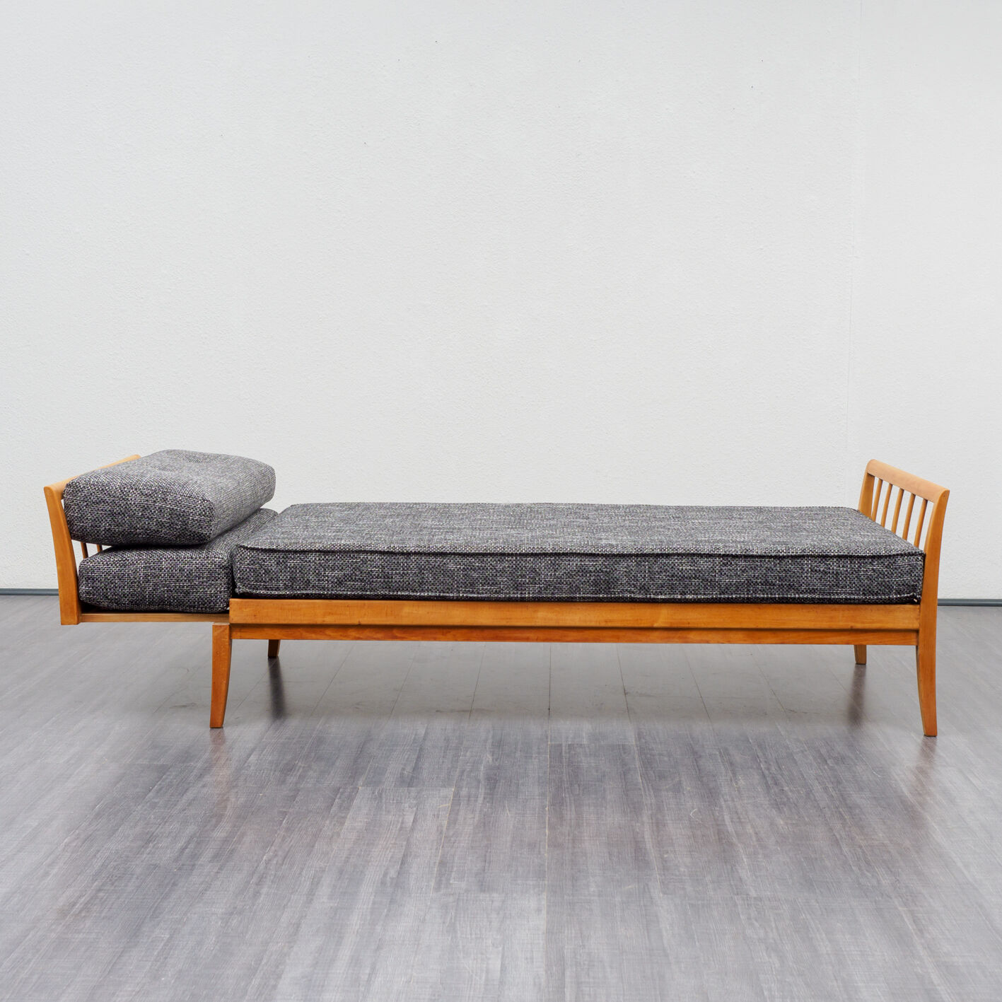 50s sofa in cherry wood