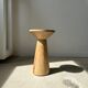 Side table, end of sofa in natural mango monoxyl conical tray H:50cm