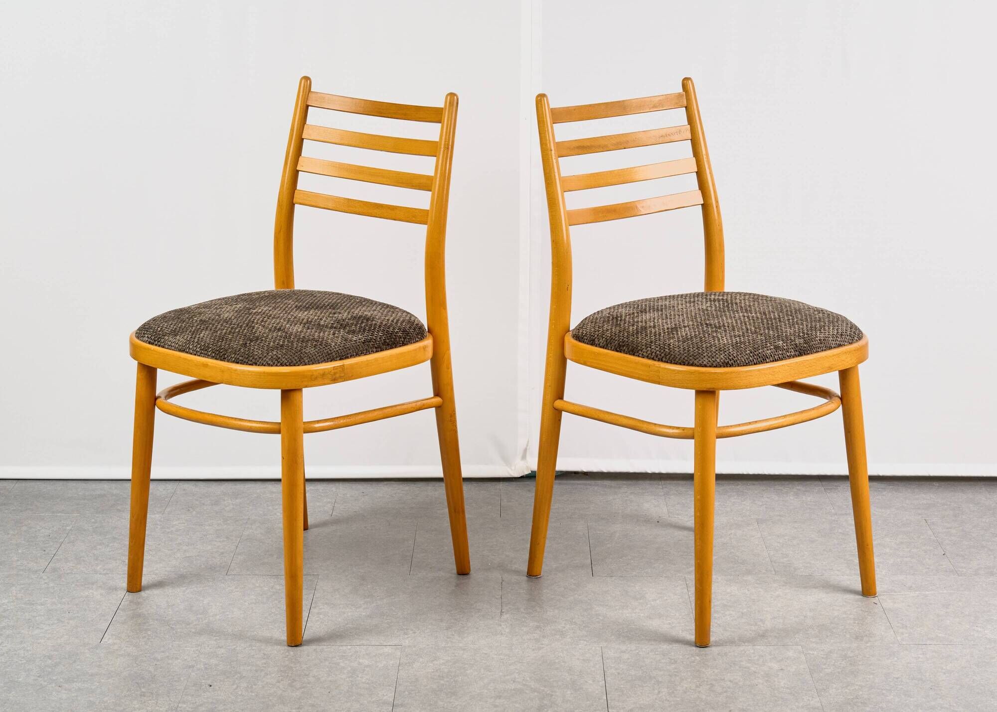 Set of 4 Dining Chairs, by TON, 1960s, Czechoslovakia