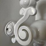 Cast iron and opaline wall lights from the 70s