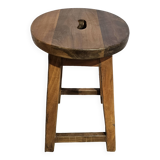 Burmese teak workshop stool