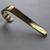Wall hooks, hooks, 1950s modernist design attributed to carl auböck, vintage, brass