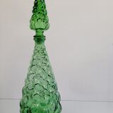 Green Empoli bubbles decanter
