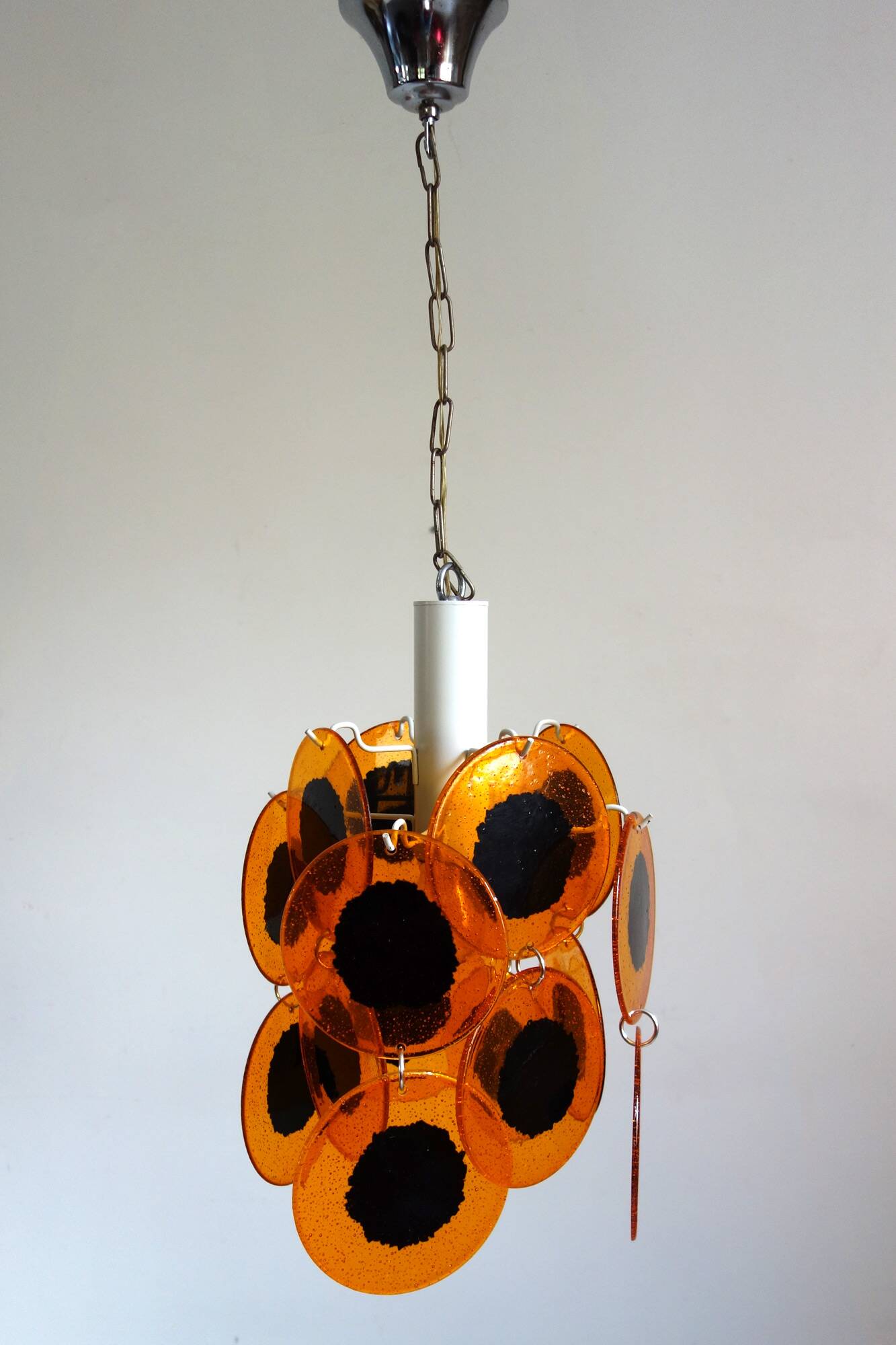 Vintage 70s chandelier – Space Age by Gino Viscosi