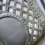 Cache pot réticulé en porcelaine italienne