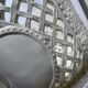 Reticulated pot cover in Italian porcelain