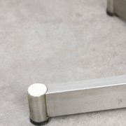 Tabouret pivotant Bauhaus moderniste en chrome, années 1950