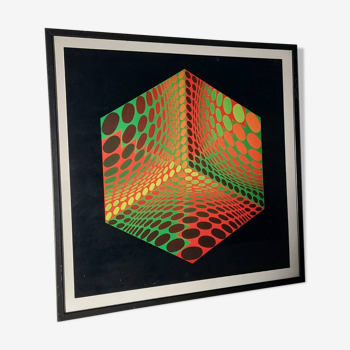 Vasarely original lithograph