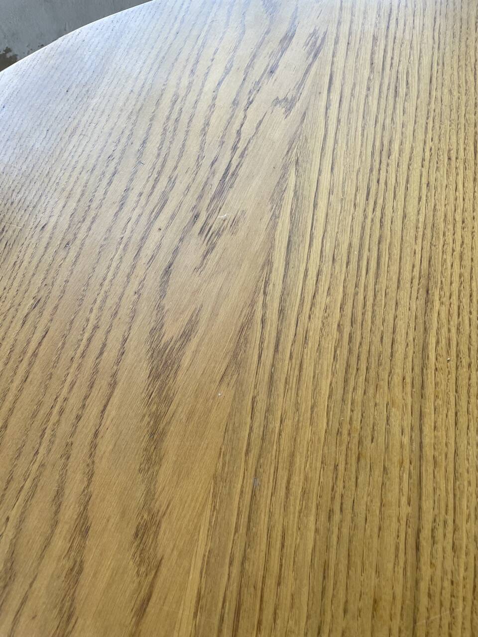 1950s round oak table