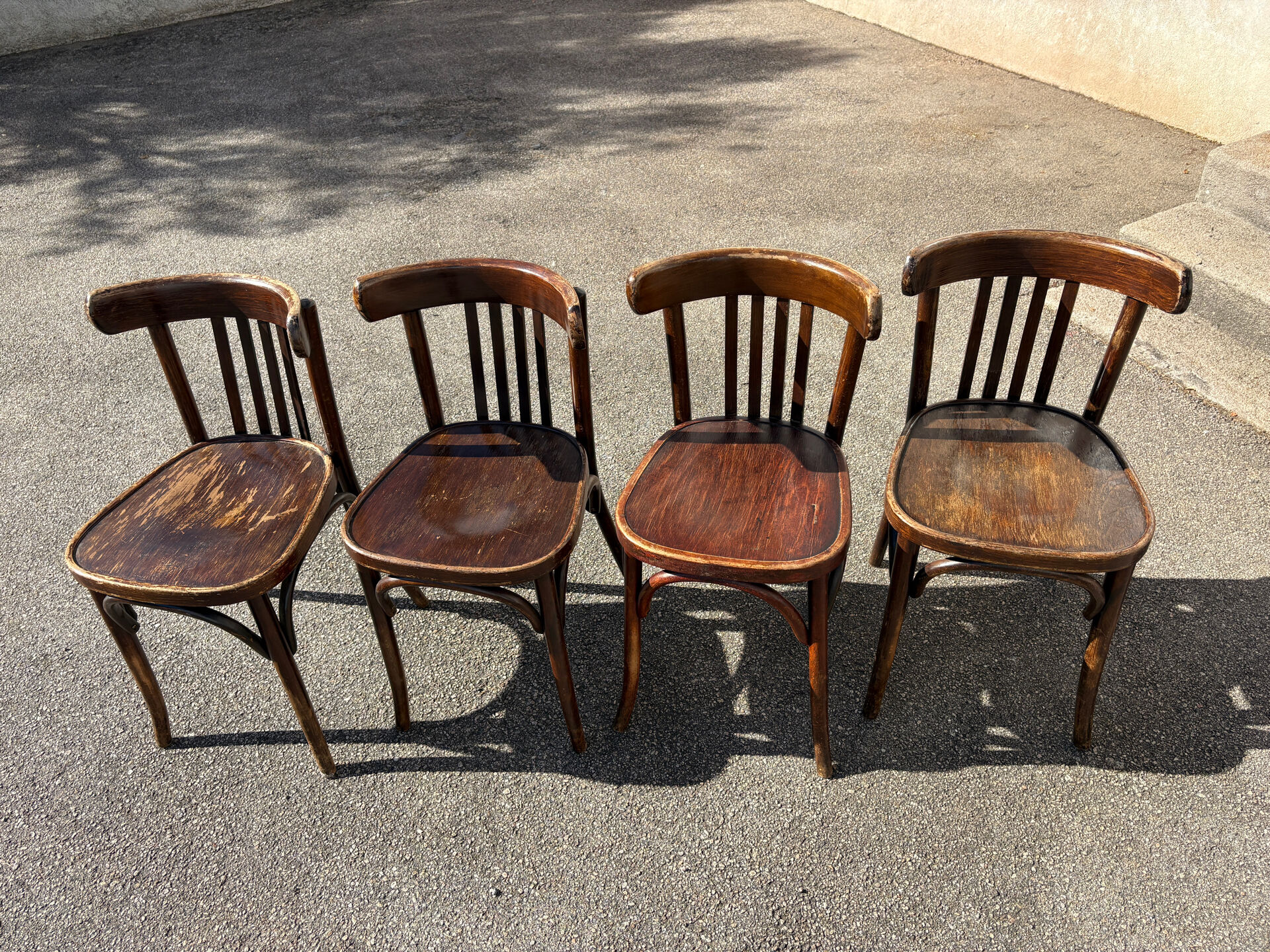 Set of 4 bistro chairs