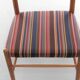 Set of 4 Scandinavian chairs by Yngve Ekstrom, Paul Smith fabric