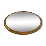 Former golden metal service tray