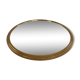 Former golden metal service tray