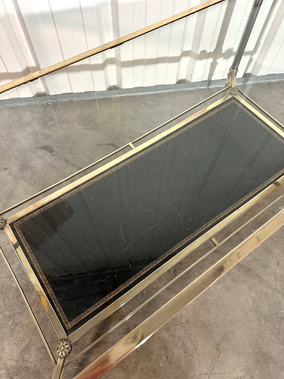 1970s bronze coffee table