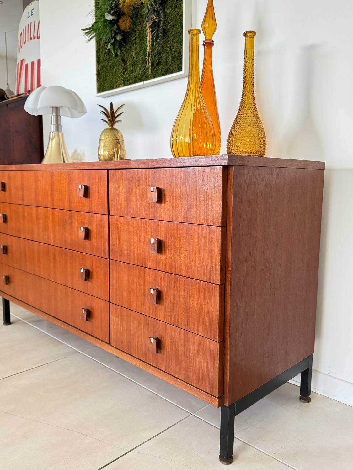 Vintage Scandinavian teak sideboard