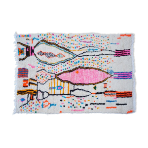 tapis berbère coloré