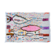Tapis berbère coloré 250x138cm