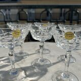 Lot 6 verres en cristal