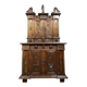 Attributed to La Maison Ribaillier: Bellifontain cabinet in oak and marble