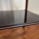 Vintage compass leg serving table