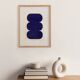 Twist - contemporary painting on paper signed Eawy