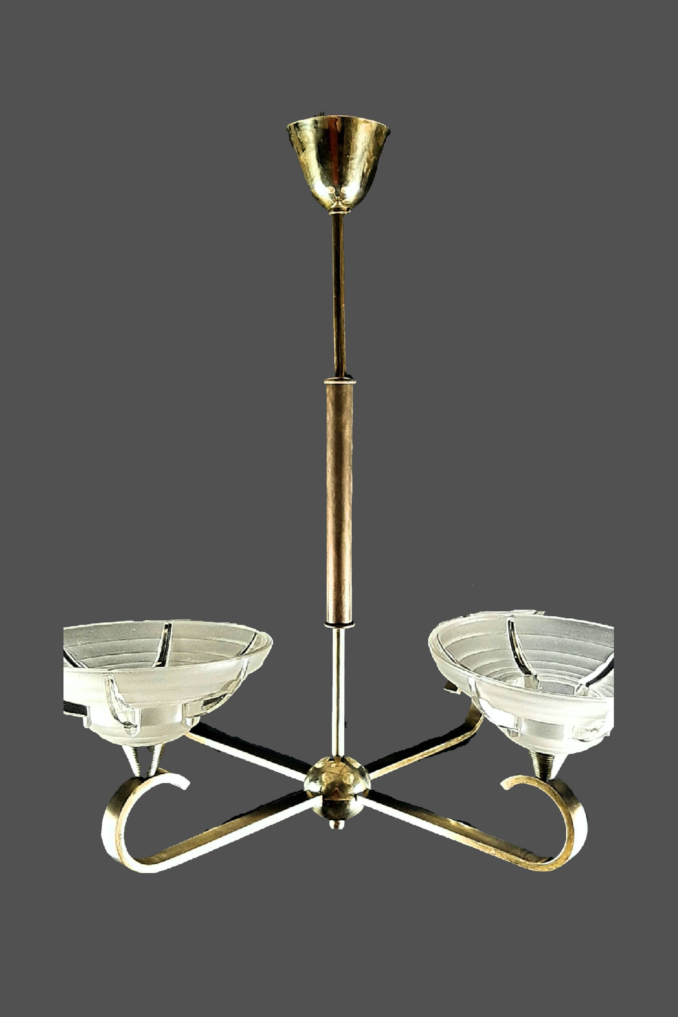 EZAN France Art Deco Chandelier