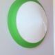 Glass and opaline wall lamp Italy 70s