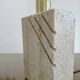 Travertine lamp "Cerri Nestore" 1970, Italy