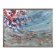 Huile sur toile originale suédoise – "Composition" par Keiko Ryu – Signée – Vintage et encadrée