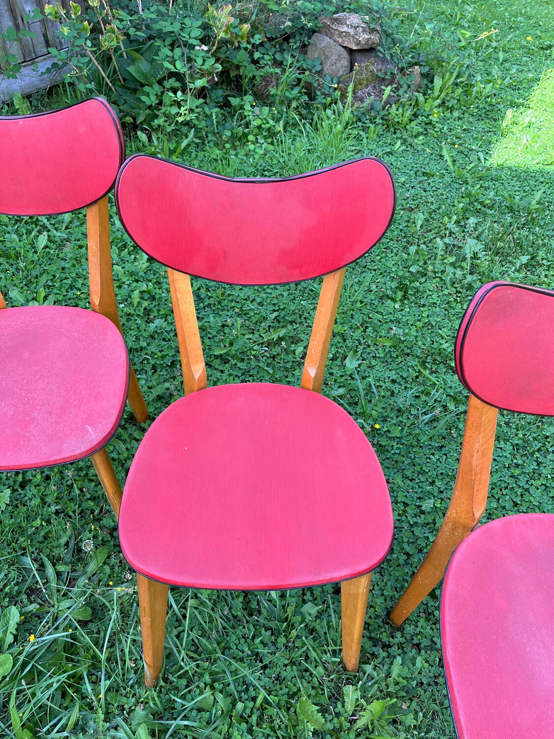 Série de 4 chaises vintage