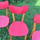 Série de 4 chaises vintage