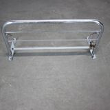 Porte-manteau mural chromé Bauhaus des années 1930