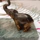 Art deco elephant lamp