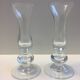 Duo of Soliflore Vases Candleholders Blown Glass Art Decoration Design