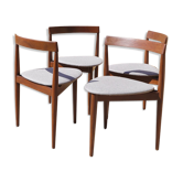 Hans Olsen's series of 4 teak chairs for Frem Røjle 1960