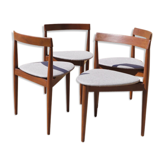 Hans Olsen's series of 4 teak chairs for Frem Røjle 1960