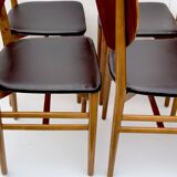 Danish Dining Chairs Set of 6 by Niels and Eva Koppel Slagelse Mobelfabric