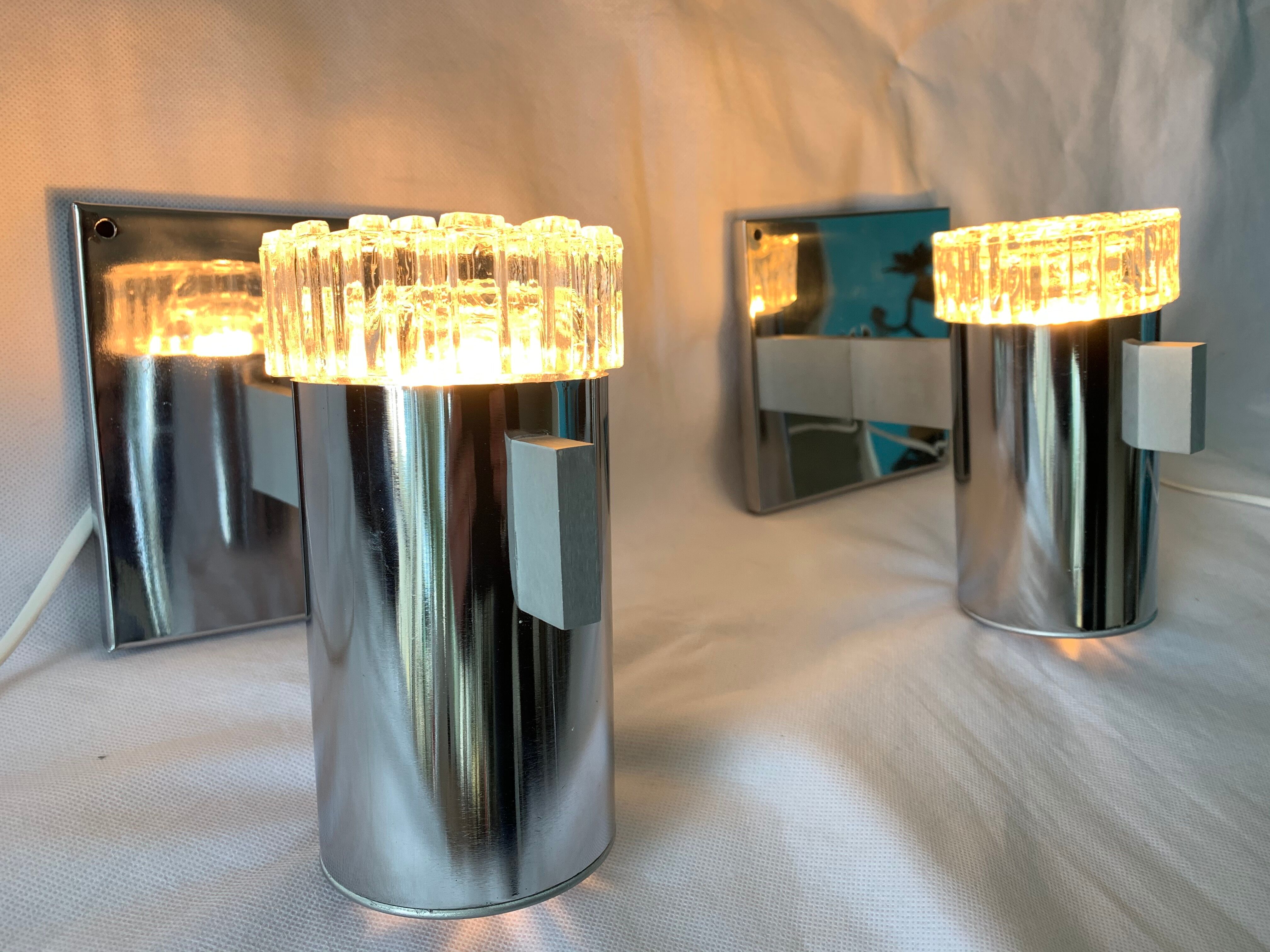 Pair of wall lamps from Sciolari 1970