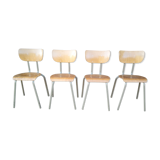 Set of 4 chairs Tubax