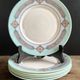 Set of 6 dessert plates Arcopal France – Aztec Vintage 90s model