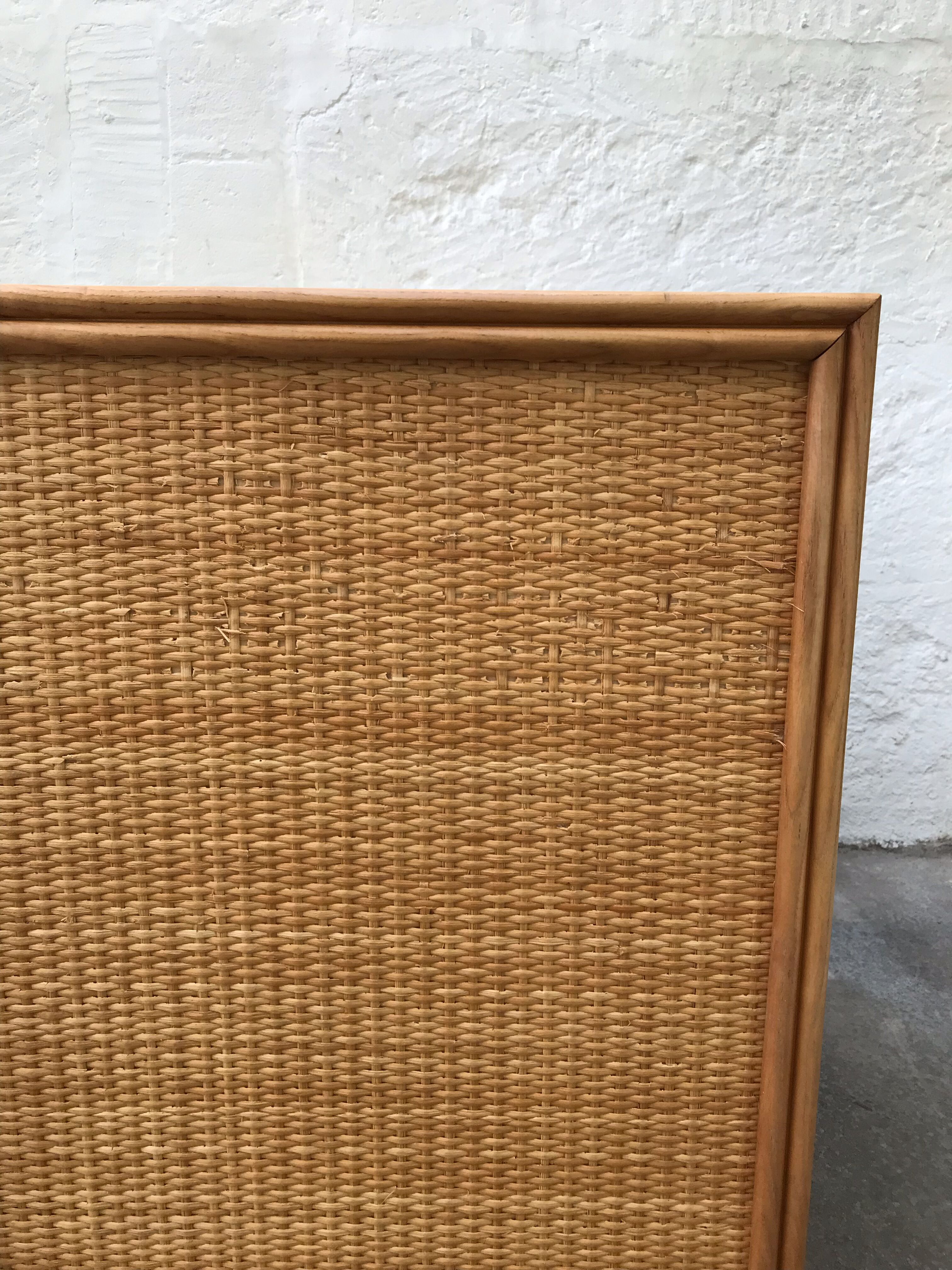 Rattan chest of drawers