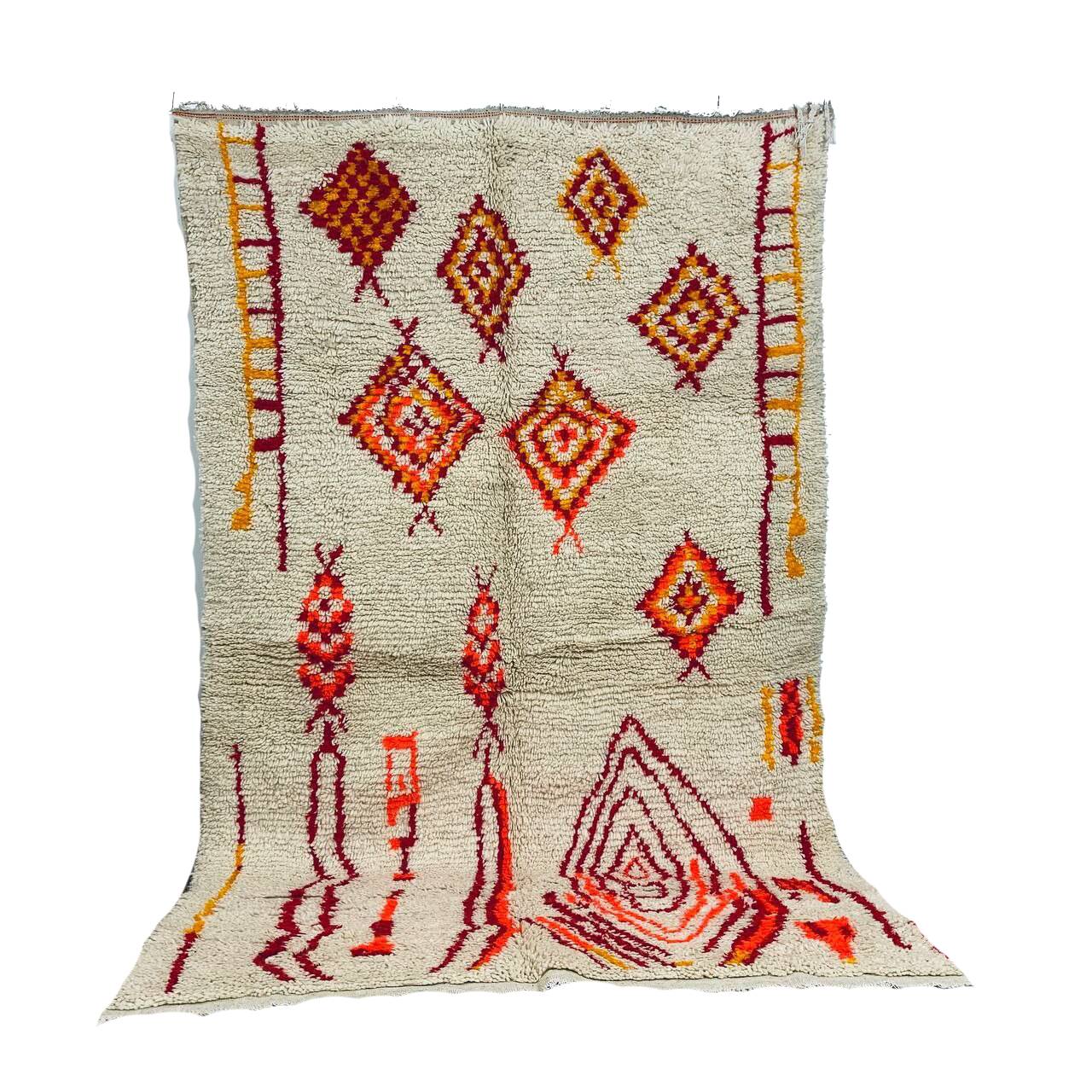 Handmade moroccan berber rug 250 x 147 cm