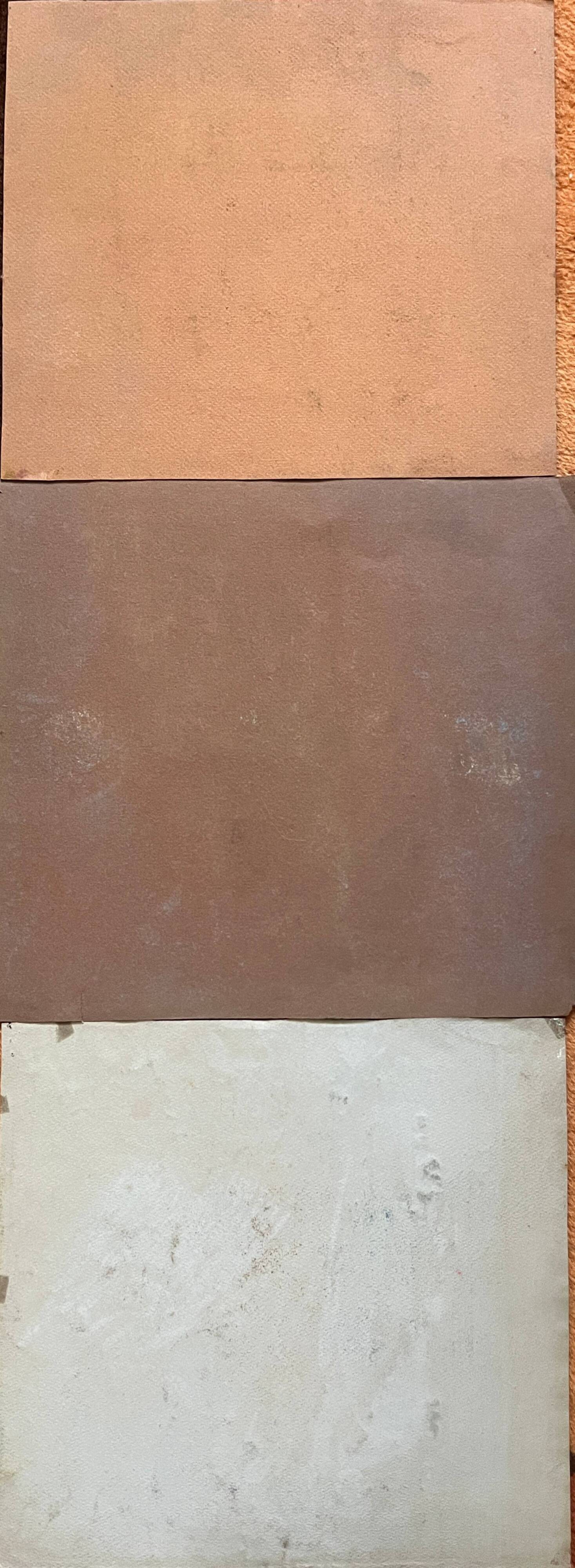 Paintings lot of 3 Pastel Ed. Pannetier (1884-1965) Orientalist Marine (?)