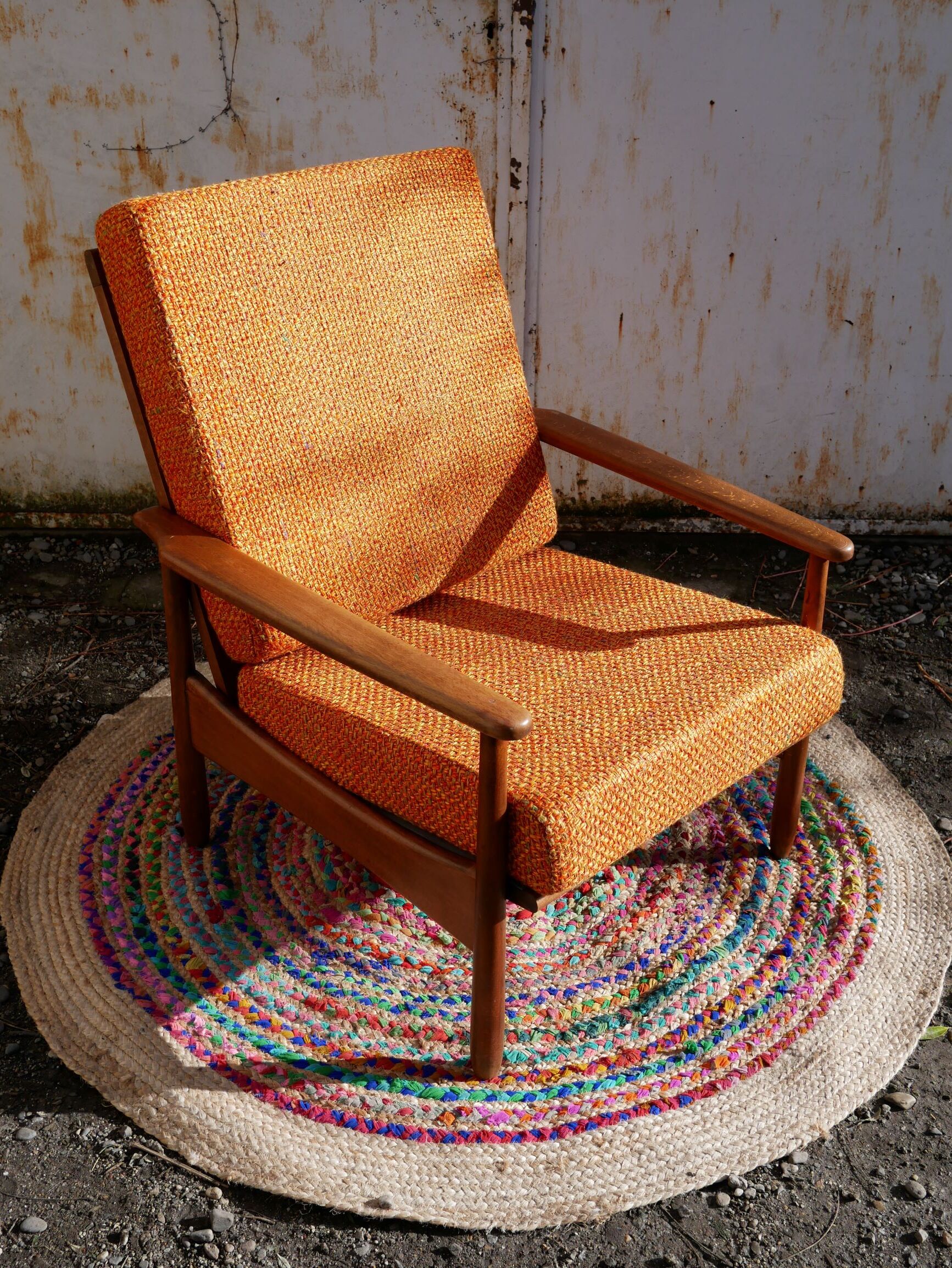 Scandinavian armchair teak