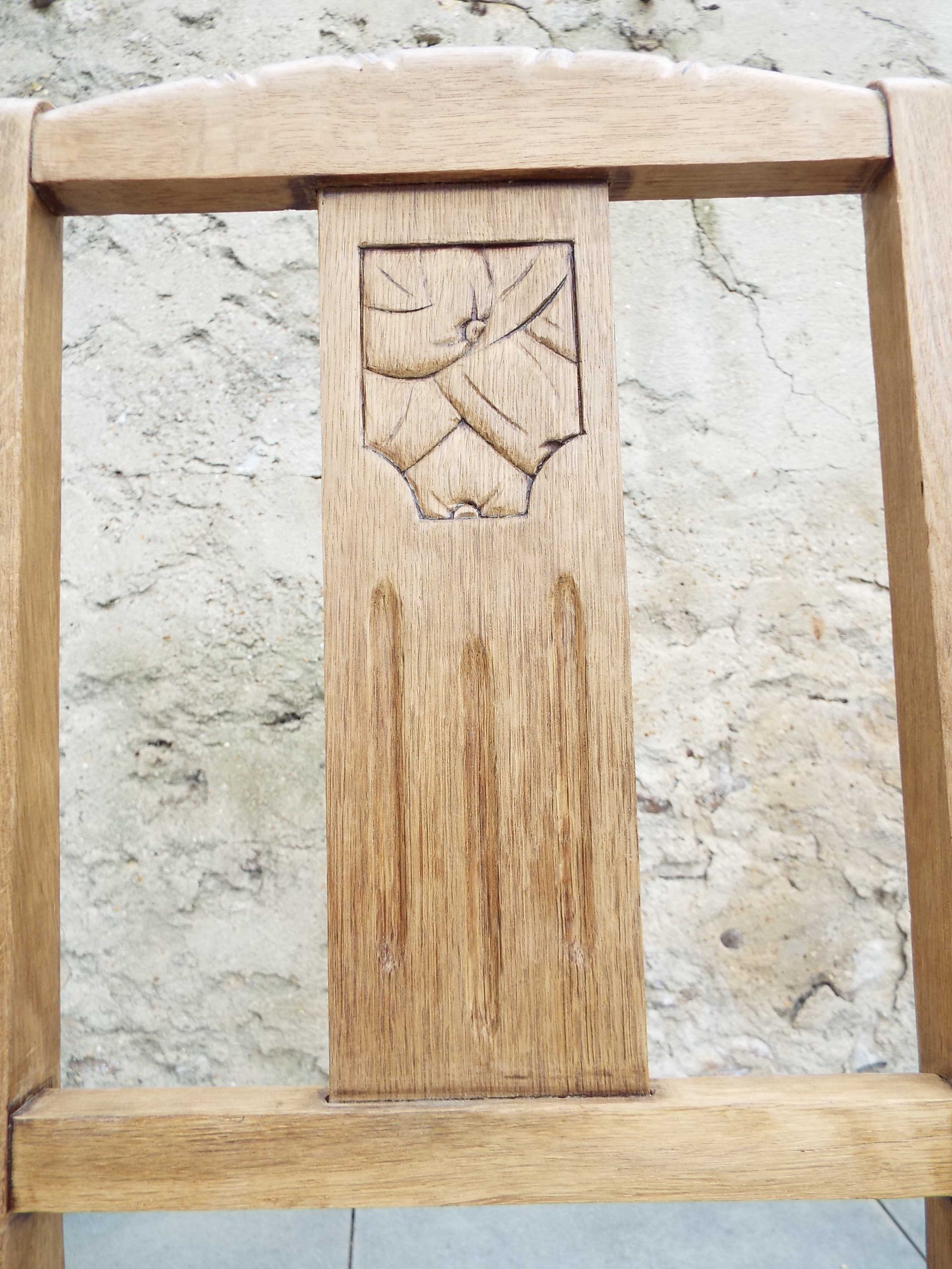 4 art deco style chairs