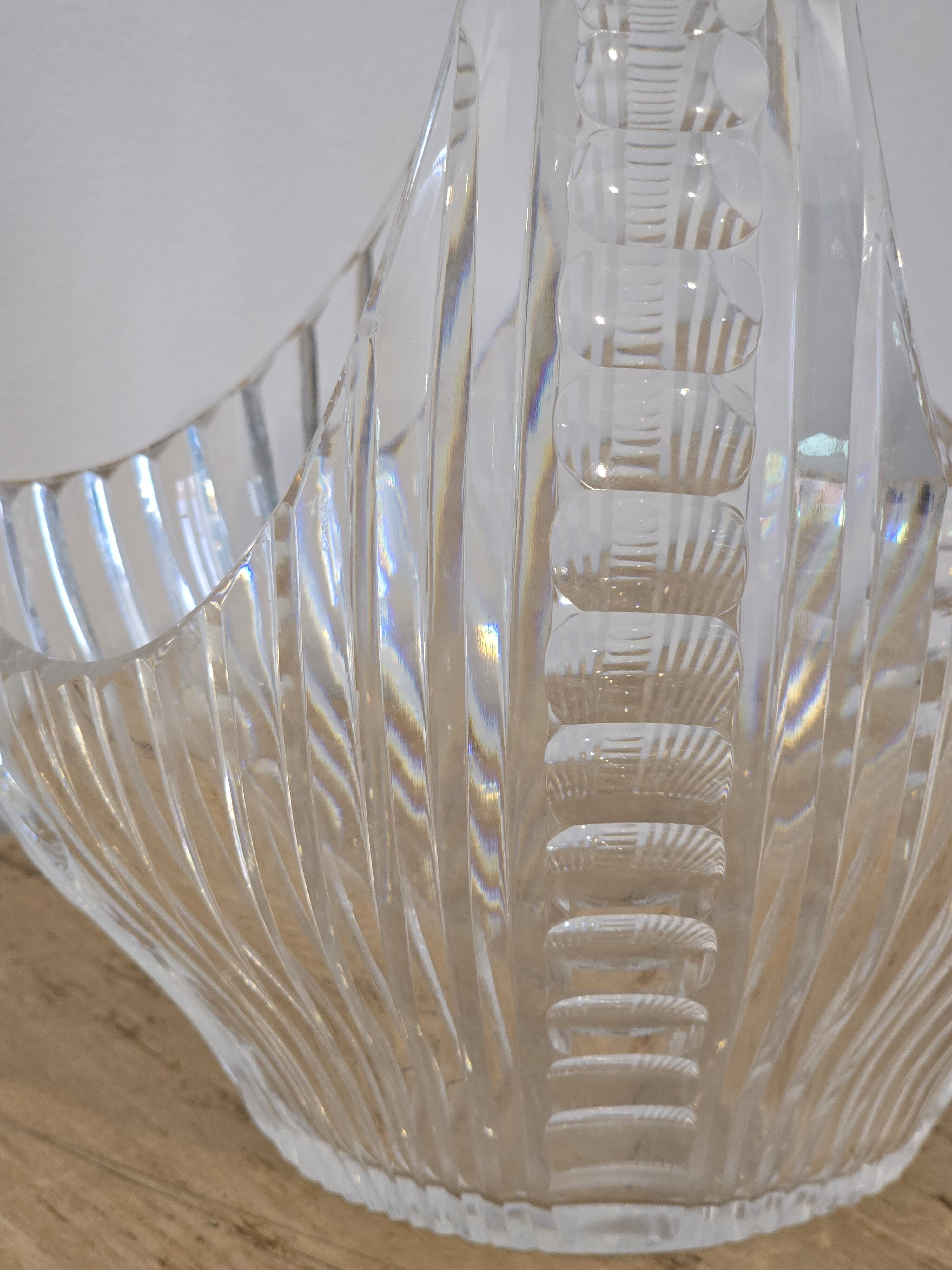 Crystal fruit basket 1960